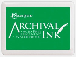 Archival Ink #3 Pad - EMERALD GREEN