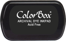 ColorBox Archival Dye Ink Pad - WICKED BLACK
