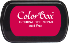 ColorBox Archival Dye Ink Pad - FIREBERRY