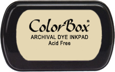 ColorBox Archival Dye Ink Pad - PUTTY