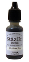 StazOn Refill Bottle - DOVE GREY