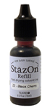 StazOn Refill Bottle - BLACK CHERRY