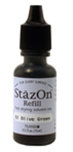 StazOn Refill Bottle - OLIVE GREEN