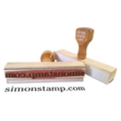 Monogram Stamp - Rectangular  (Traditional Wood Stamp)