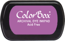 ColorBox Archival Dye Ink Pad - FROSTED PLUM