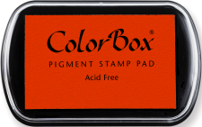 Color Box Pigment Stamp Pad - ORANGE
