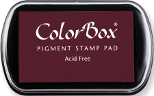 Color Box Pigment Stamp Pad - CHIANTI