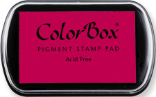 Color Box Pigment Stamp Pad - MAGENTA