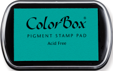 Color Box Pigment Stamp Pad - AQUA