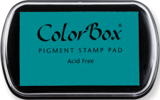 Color Box Pigment Stamp Pad - TURQUOISE