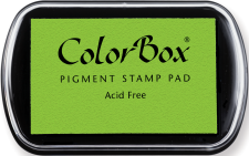 Color Box Pigment Stamp Pad - LIME