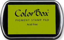 Color Box Pigment Stamp Pad - MOSS GREEN