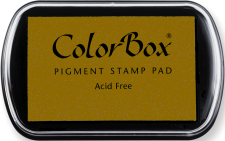 Color Box Pigment Stamp Pad - GOLD