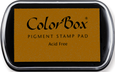 Color Box Pigment Stamp Pad - COPPER