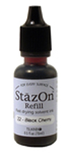 StazOn Refill Bottle - BLACK CHERRY