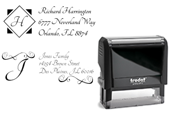 Monogram Stamp - Rectangular  (Printy 4915)