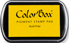 Color Box Pigment Stamp Pad - SUNFLOWER