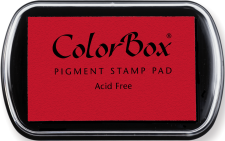 Color Box Pigment Stamp Pad - CRANBERRY
