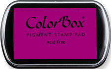 Color Box Pigment Stamp Pad - PEONY