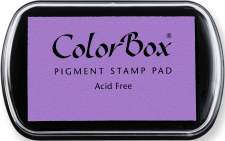 Color Box Pigment Stamp Pad - HELIOTROPE