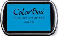 Color Box Pigment Stamp Pad - CYAN