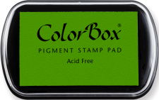 Color Box Pigment Stamp Pad - FRESH GREEN