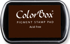 Color Box Pigment Stamp Pad - BROWN