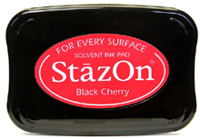 StazOn Ink Pad - BLACK CHERRY